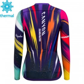 Maillot vélo 2020 Canyon-SRAM Femme Hiver Thermal Fleece N001